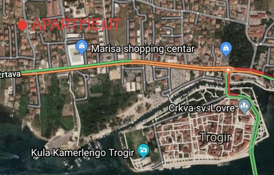 Apartman Tim Trogir Zewnętrze zdjęcie